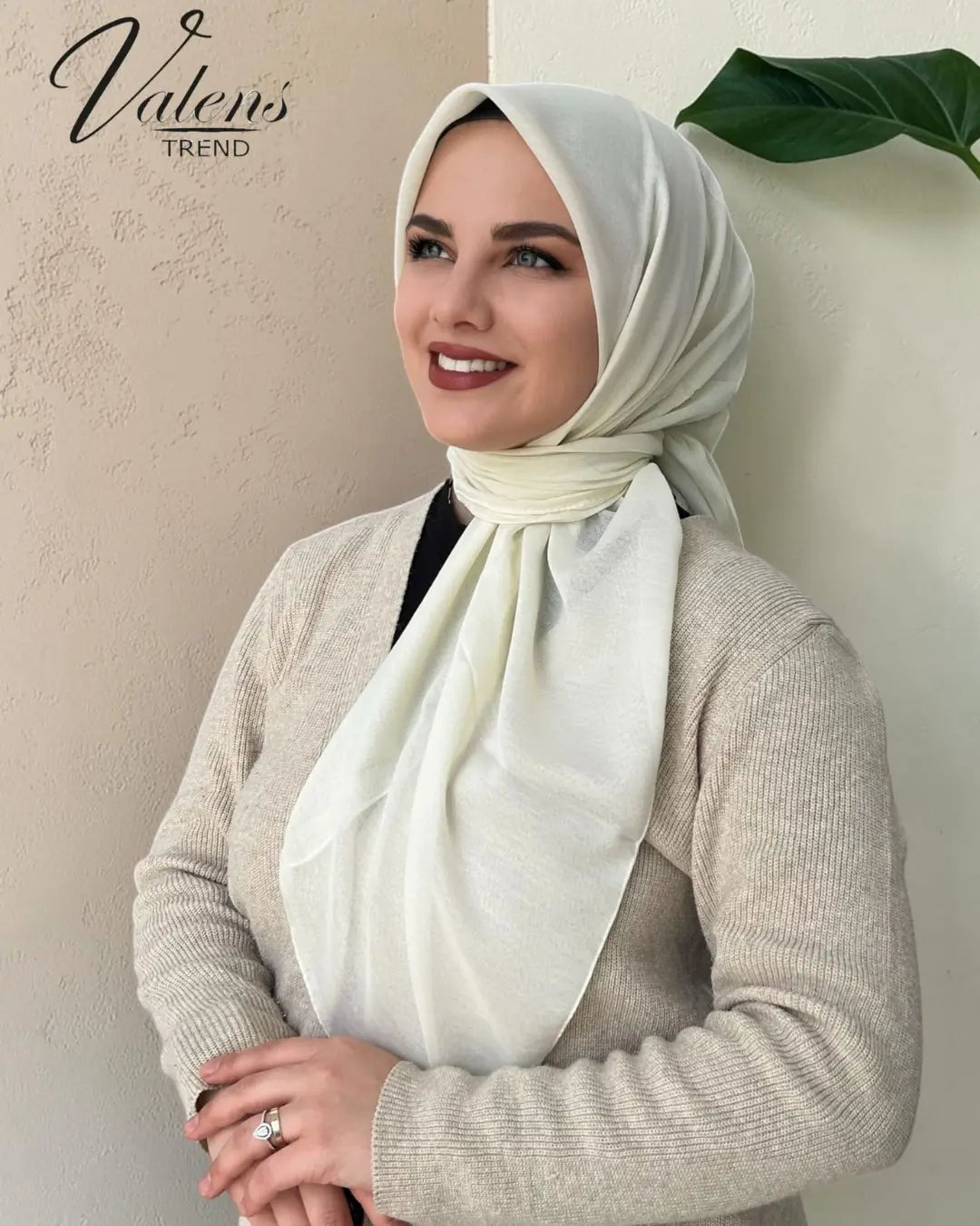 Lüks Koton Eşarp - Soft Sarı