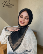 Desenli Koton Eşarp 628