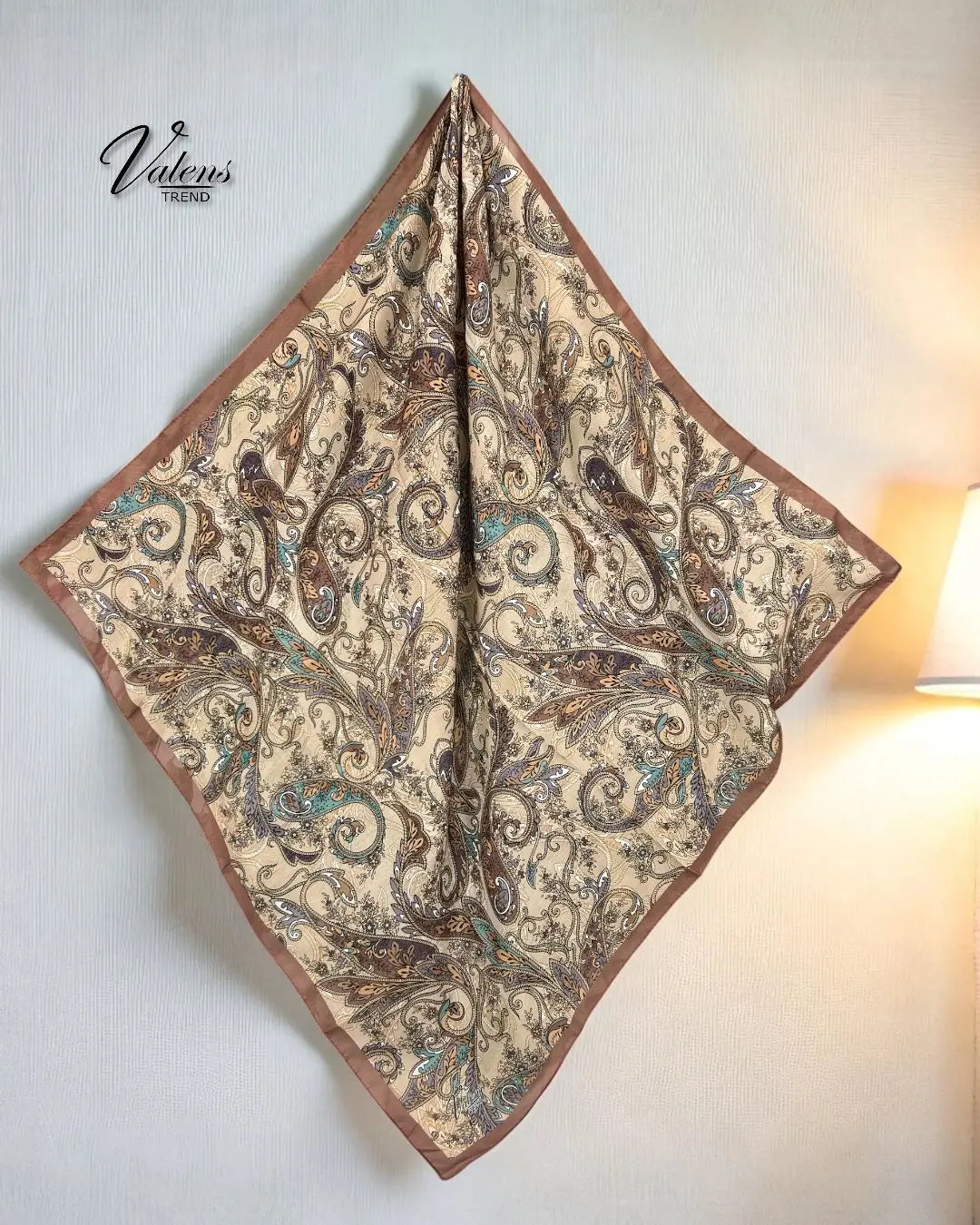 Desenli Koton Eşarp 471