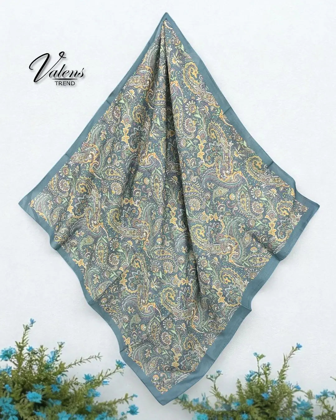 Desenli Koton Eşarp 490