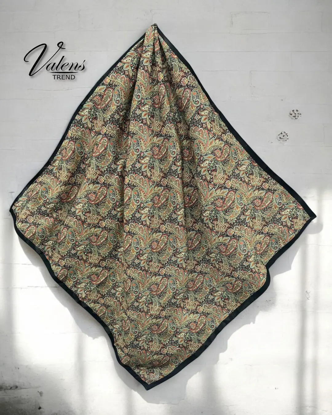 Desenli Koton Eşarp 491