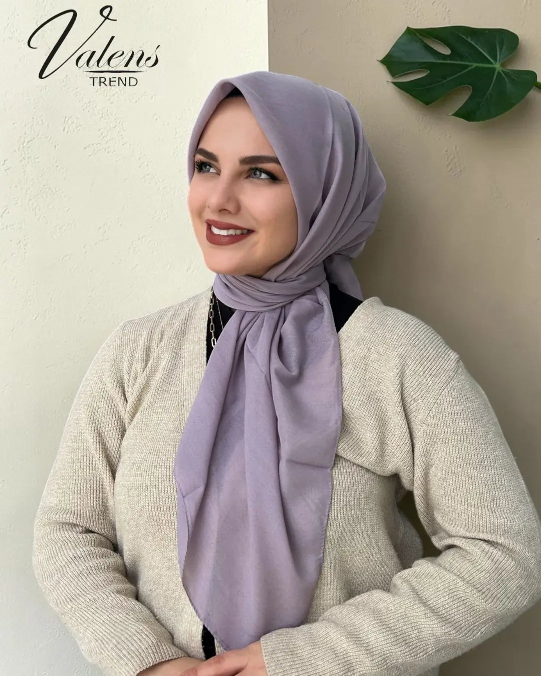 Lüks Koton Eşarp - Açık Lavanta