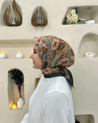 Desenli Koton Eşarp 514