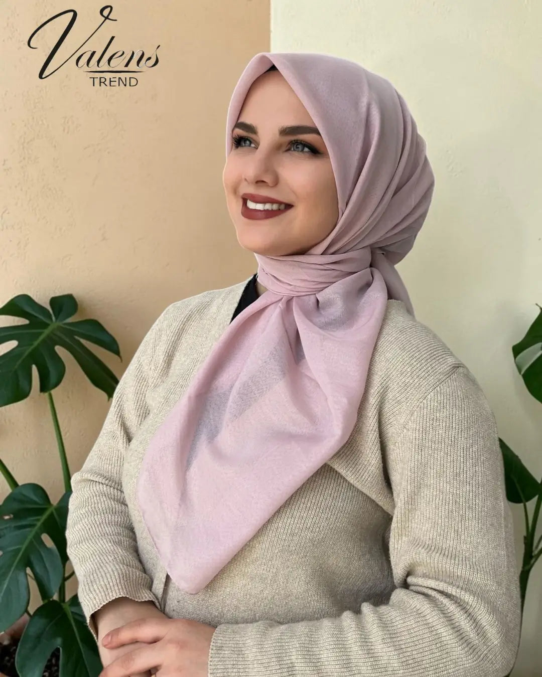 Lüks Koton Eşarp - Şeker Pembe