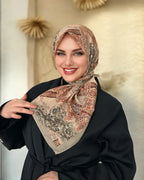 Desenli Koton Eşarp 605