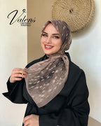 Desenli Koton Eşarp 615