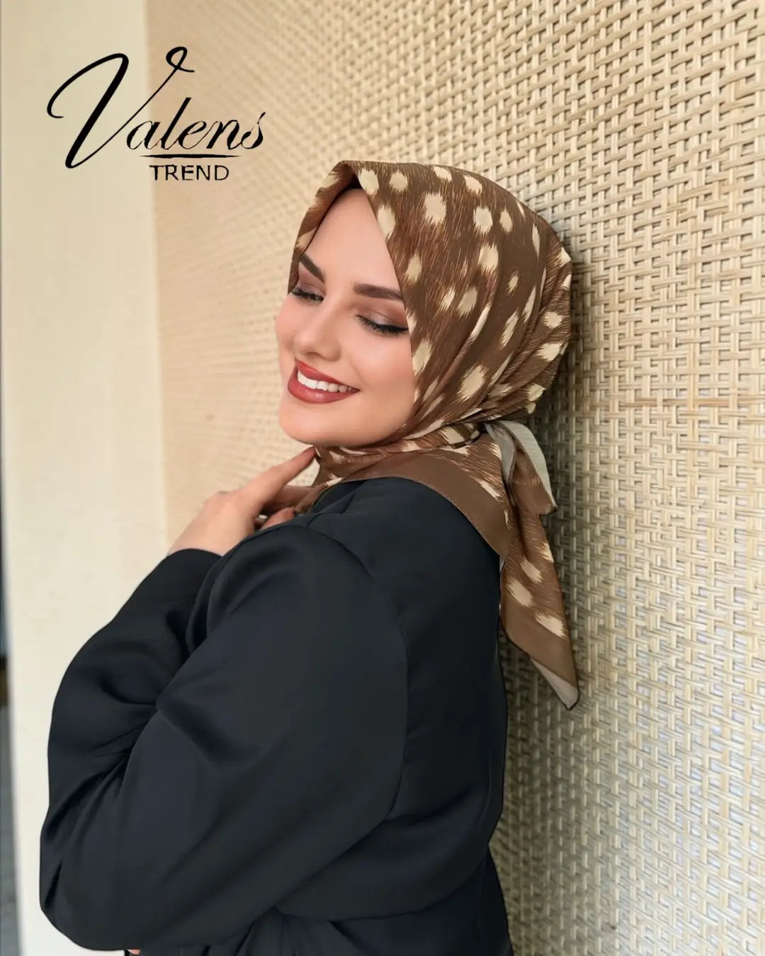 Desenli Koton Eşarp 617