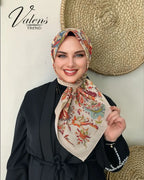 Desenli Koton Eşarp 622