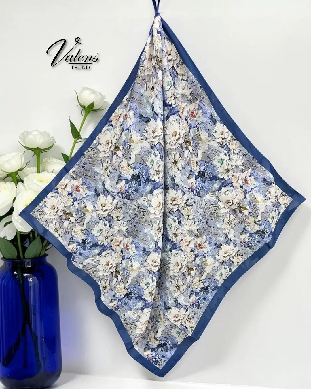 Desenli Koton Eşarp 624