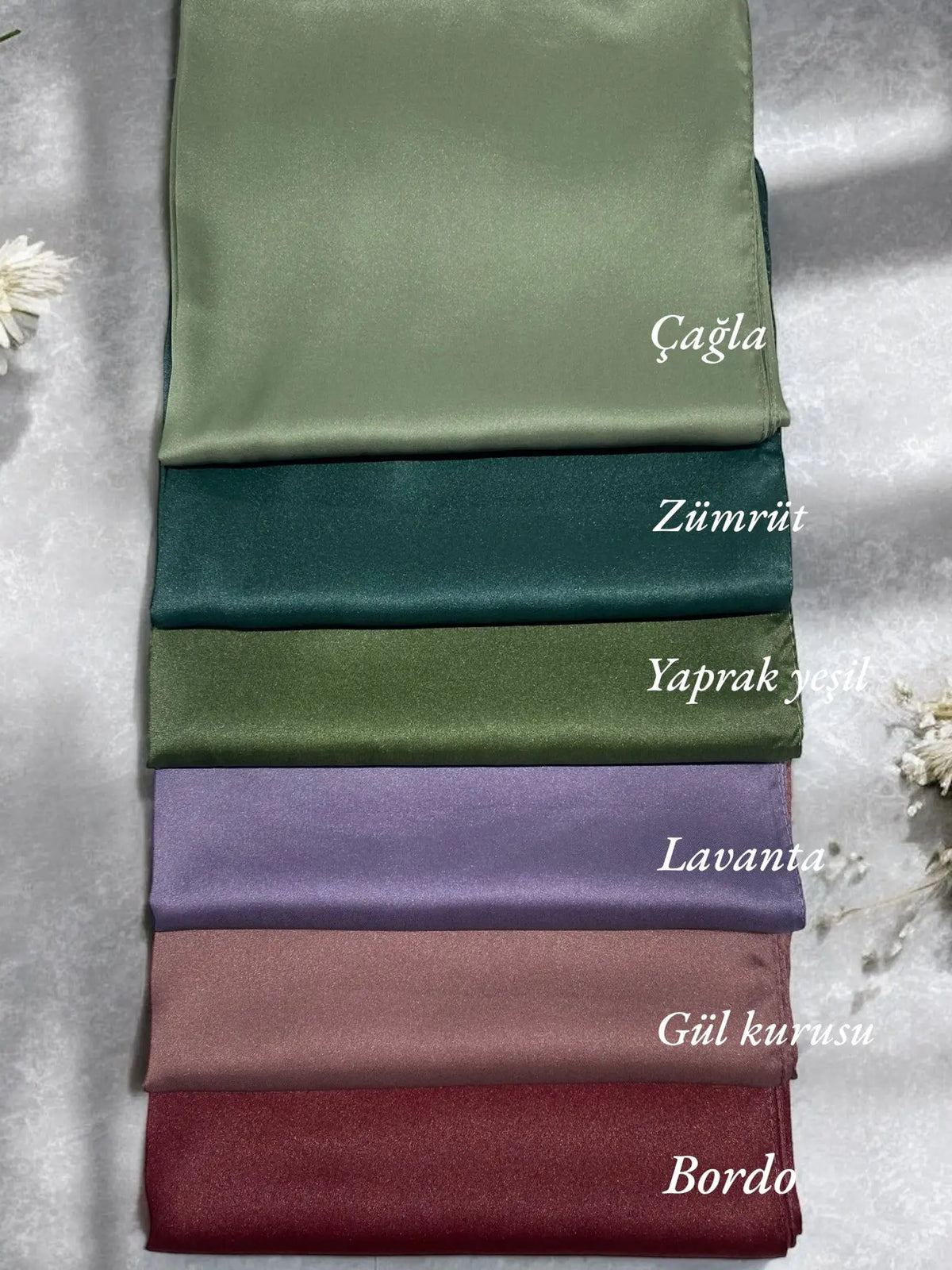 Kristal Eşarp - Yaprak Yeşil
