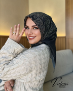Desenli Koton Eşarp 631
