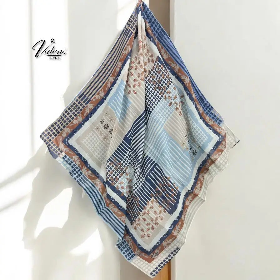 Desenli Koton Eşarp 258