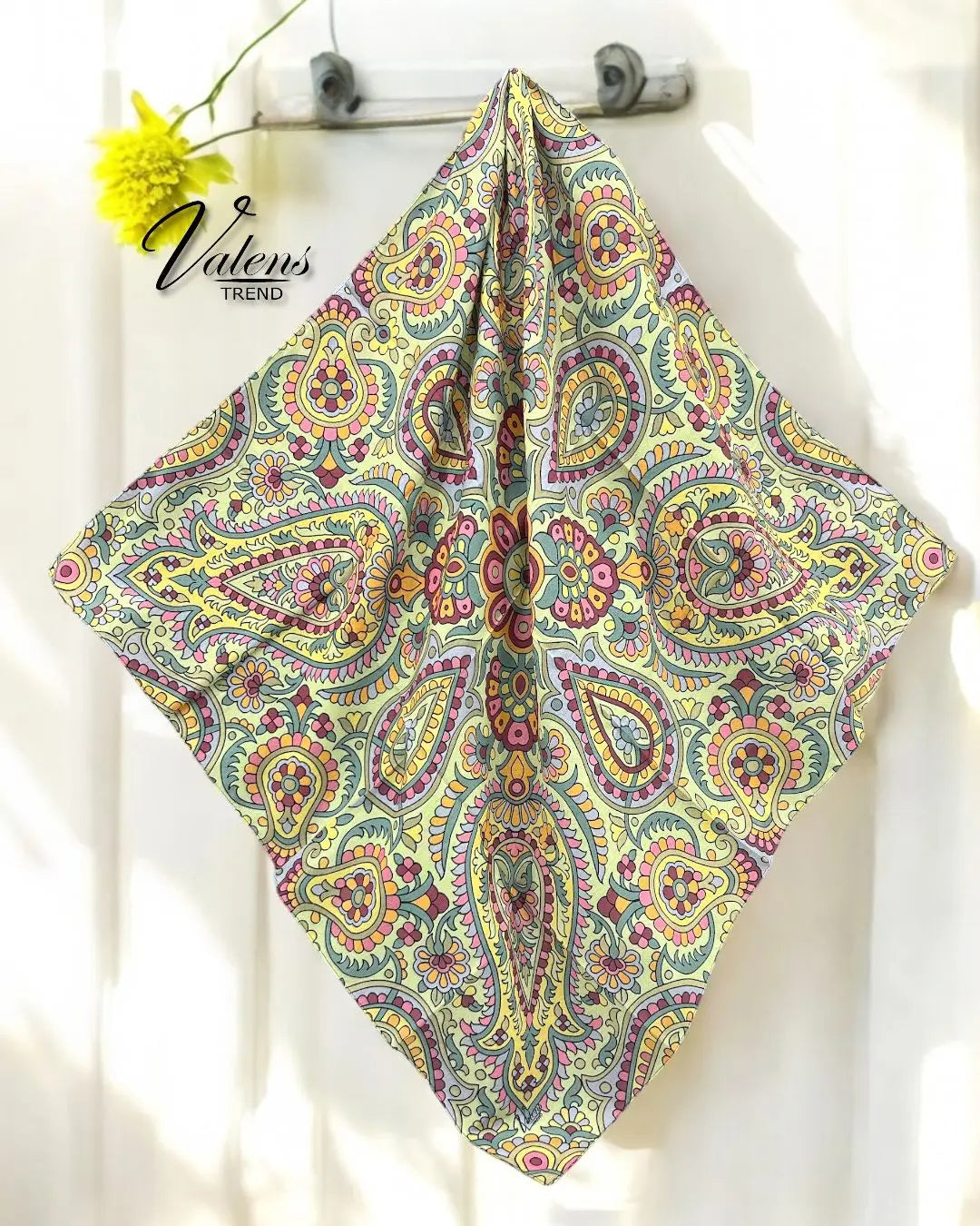 Desenli Koton Eşarp 289