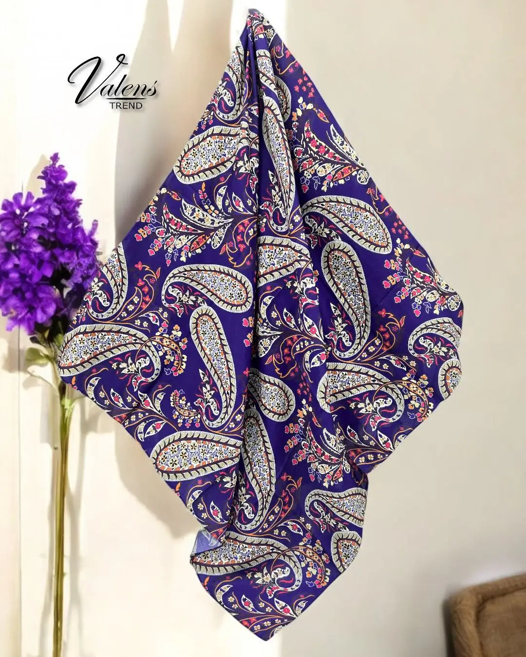 Desenli Koton Eşarp 298