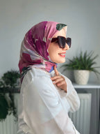 Desenli Koton Eşarp 308