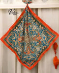 Desenli Koton Eşarp 327