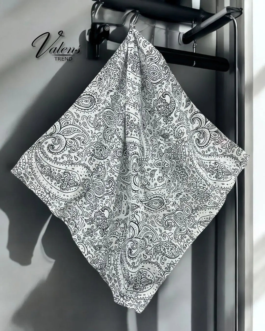 Desenli Koton Eşarp 346