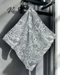 Desenli Koton Eşarp 346