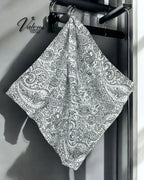 Desenli Koton Eşarp 346