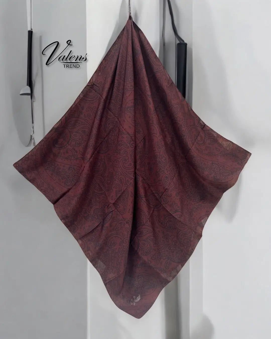 Desenli Koton Eşarp 351