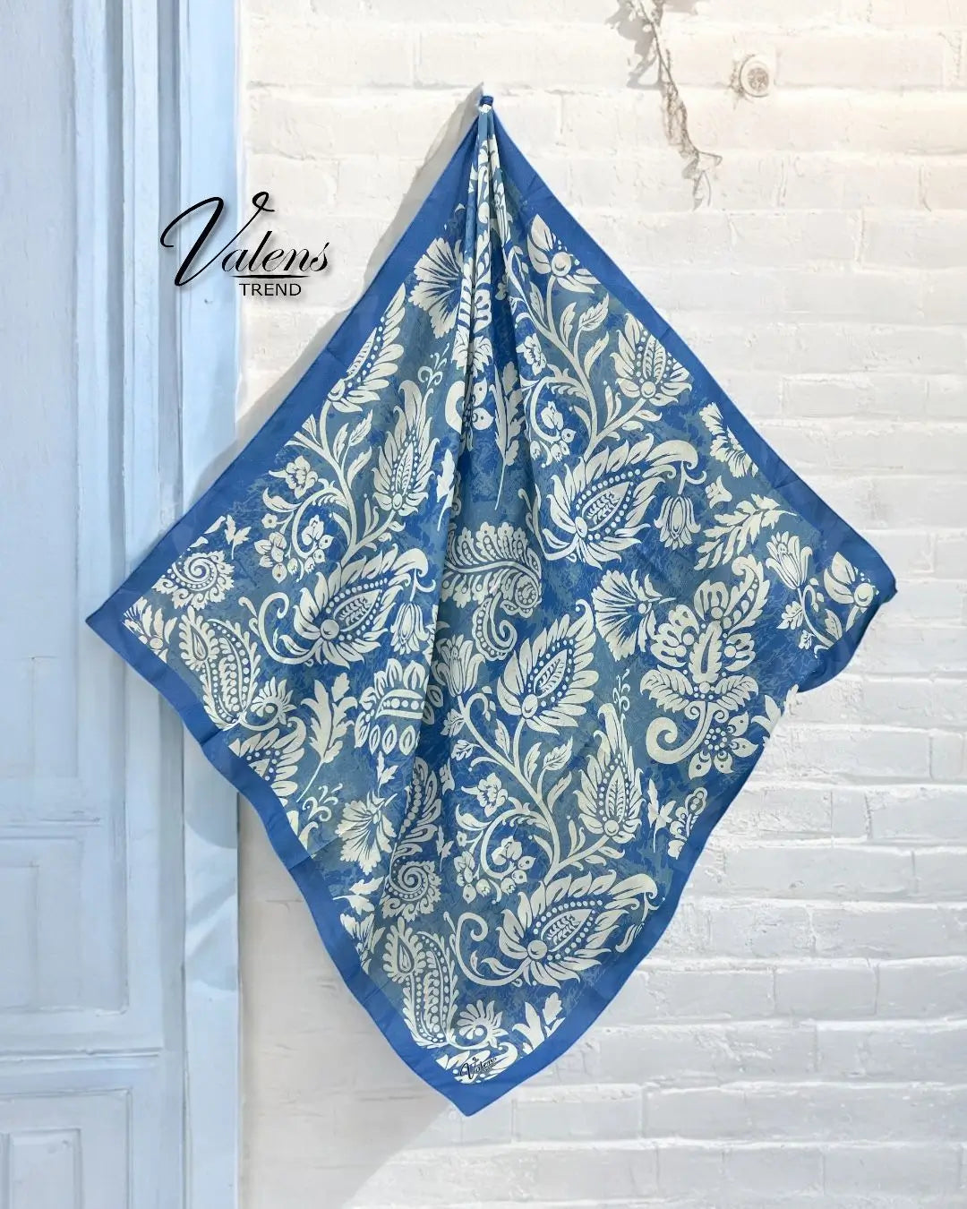 Desenli Koton Eşarp 364