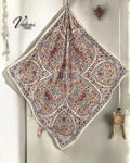 Desenli Koton Eşarp 418