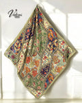 Desenli Koton Eşarp 451