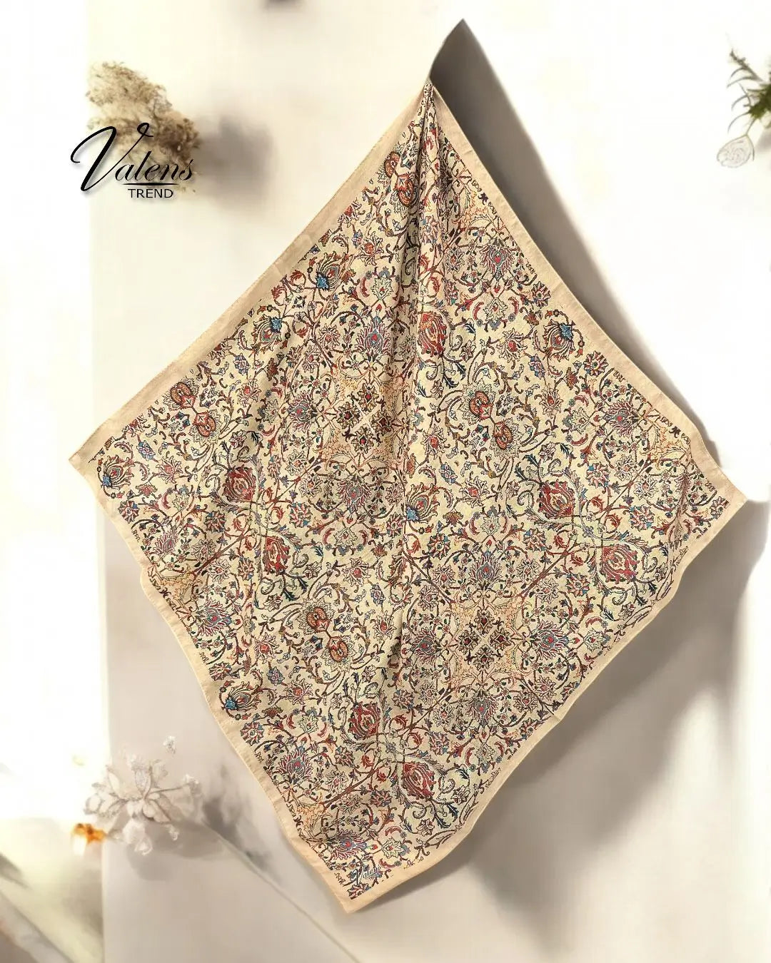 Desenli Koton Eşarp 465