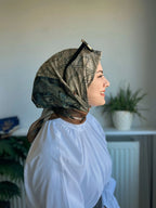 Desenli Koton Eşarp 310