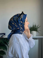 Desenli Koton Eşarp 406