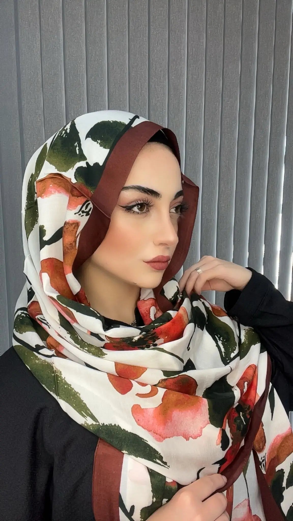 İncira Şal Flora İpek 003
