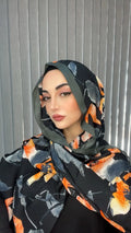 İncira Şal Flora İpek 004