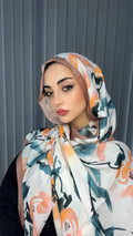 İncira Şal Flora İpek 005