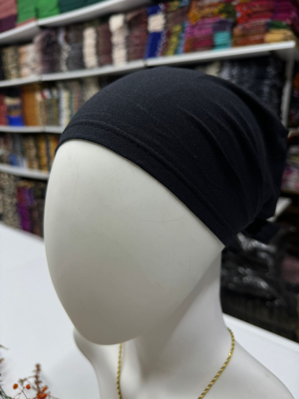 Düz Dikişli Bone (Siyah)