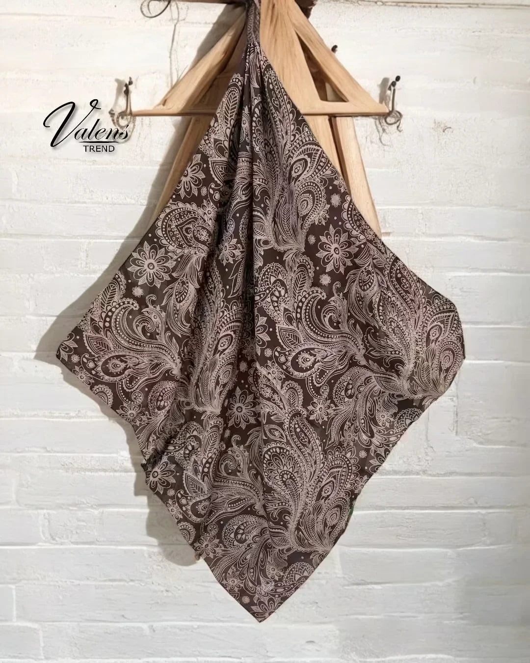 Desenli Koton Eşarp 353