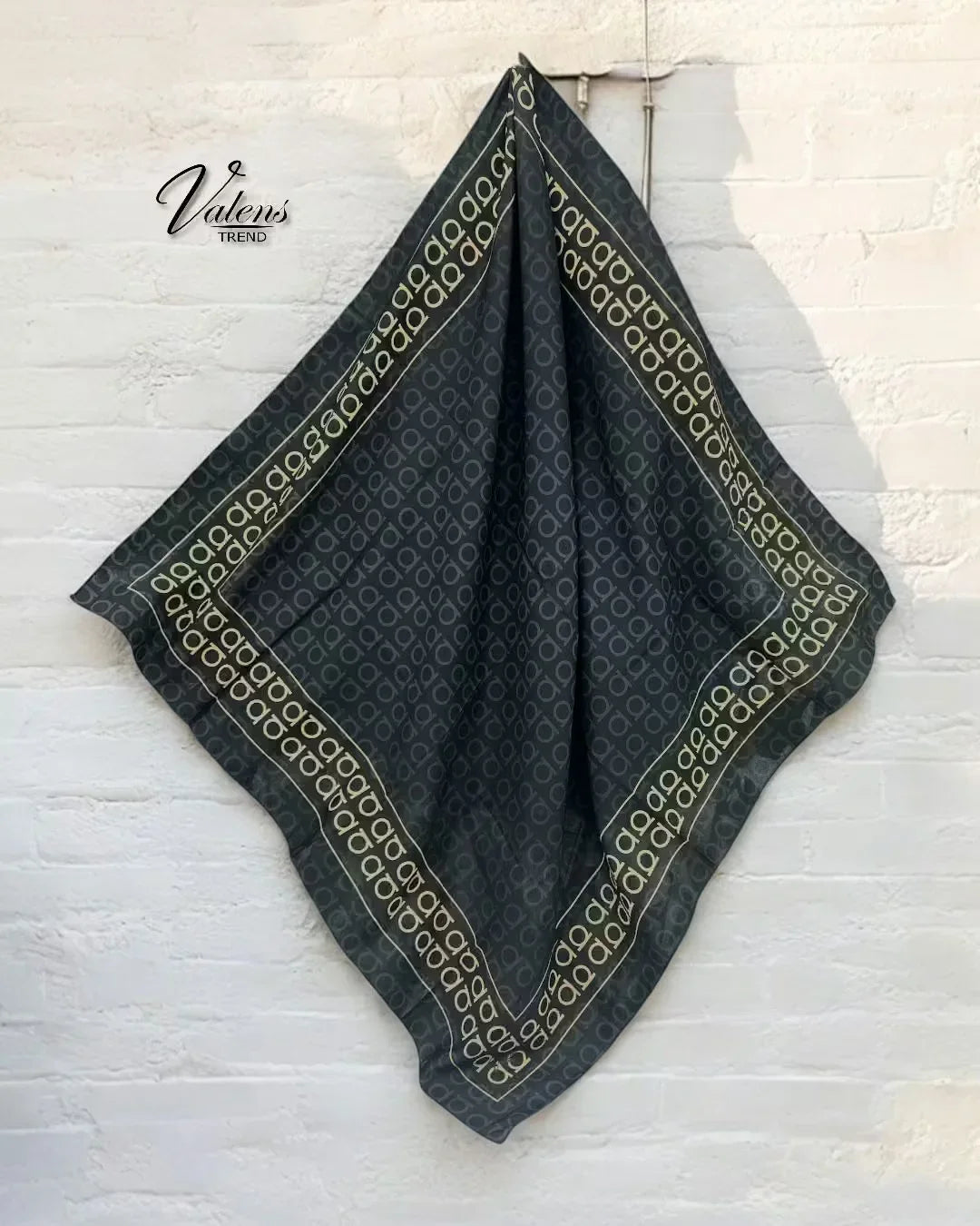 Desenli Koton Eşarp 254