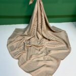 Jakarlı Eşarp ÇİZGİ-EKRU