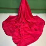 Jakarlı Eşarp ÇİZGİ-FUŞYA