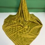 Jakarlı Eşarp KOZA-YAĞ YEŞİLİ