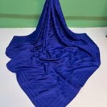 Jakarlı Eşarp SU YOLU -SAX MAVİ