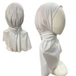 Çıtçıtlı Bone Beyaz