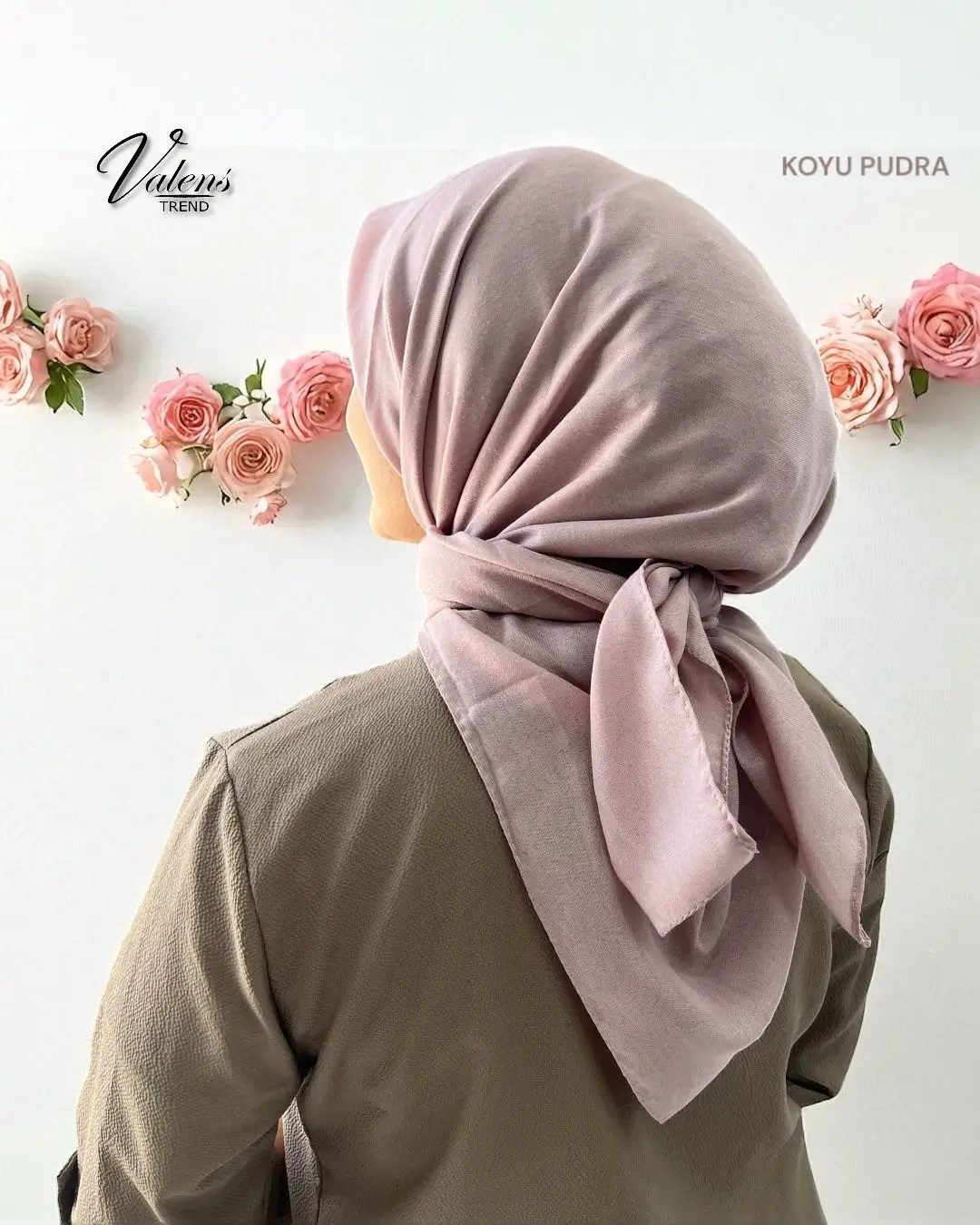 Lüks Koton Eşarp - Koyu Pudra