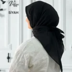 Lüks Koton Eşarp - Siyah