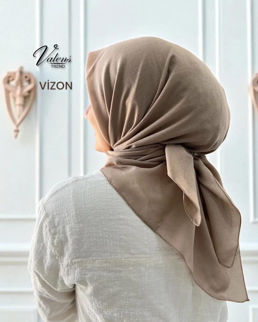 Lüks Koton Eşarp - Vizon