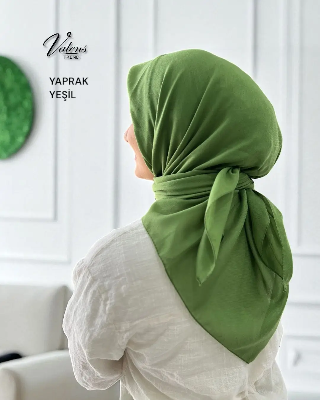 Lüks Koton Eşarp - Yaprak Yeşili