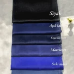 Kristal Eşarp - Saks Mavi