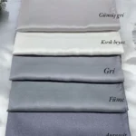 Kristal Eşarp - Gümüş Gri