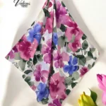 Desenli Koton Eşarp 308