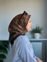 Desenli Koton Eşarp 317 - Görsel 2