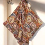 Desenli Koton Eşarp 343